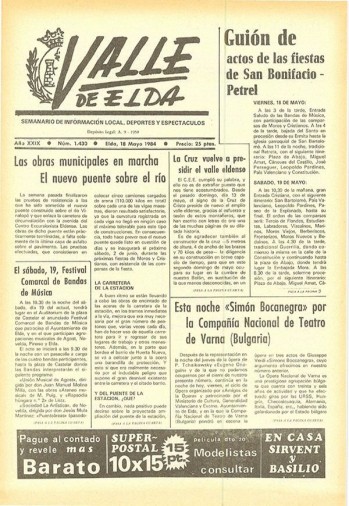 N&uacute;mero 1.430 - 18 de mayo de 1984