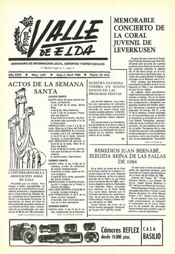 N&uacute;mero 1.426 - 20 de abril de 1984
