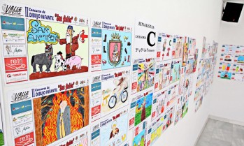 La sede de la Junta Central de Comparsas acoge la exposici&oacute;n de los dibujos del Concurso sobre San Ant&oacute;n