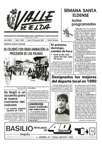 N&uacute;mero 1.760 - 27 de marzo de 1991