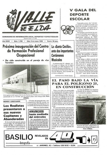 N&uacute;mero 1.709 - 9 de marzo de 1990