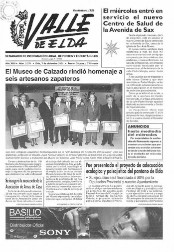 N&uacute;mero 2.271 - 7 de diciembre de 2001