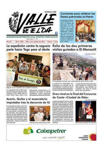 N&uacute;mero 2.830 - 3 de octubre de 2014