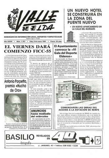N&uacute;mero 1.757 - 8 de marzo de 1991