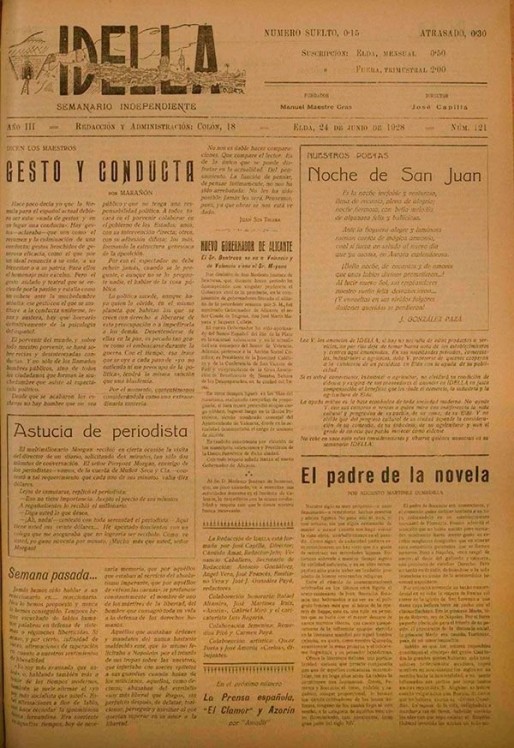 Idella nº 121<span>Año 1928</span>