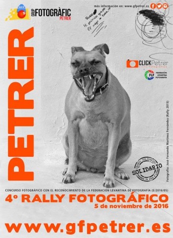 El Grup Fotogr&agrave;fic de Petrer convoca su 4&ordm; Rally