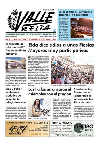 N&uacute;mero 2.869 - 11 de septiembre de 2015