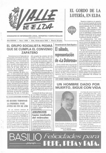 N&uacute;mero 1.855 - 18 de marzo de 1993
