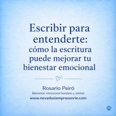 Escribir para entenderte: c&oacute;mo la escritura puede mejorar tu bienestar emocional