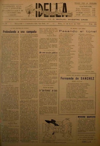 Idella n&ordm; 164 - A&ntilde;o 1929