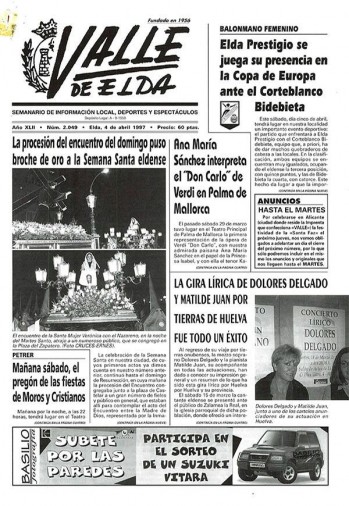 N&uacute;mero 2.049 - 4 de abril de 1997