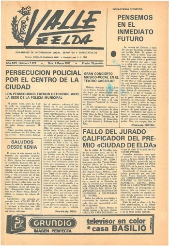 N&uacute;mero 1.222 - 1 de marzo de 1980