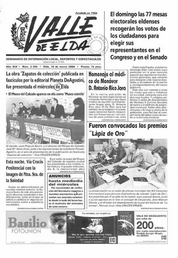 N&uacute;mero 2.190 - 10 de marzo de 2000