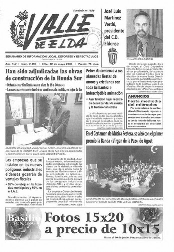 N&uacute;mero 2.199 - 12 de mayo de 2000