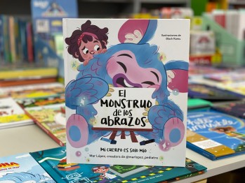 "El monstruo de los abrazos" de Mar L&oacute;pez con ilustraciones de Black Ramu