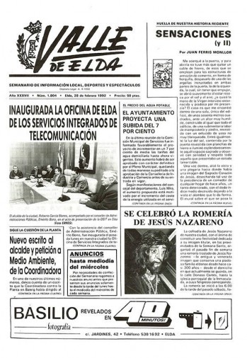 N&uacute;mero 1.804 - 28 de febrero de 1992