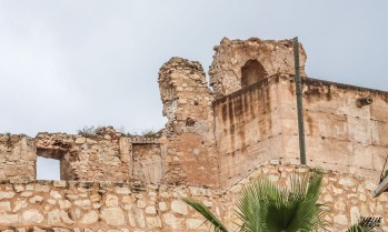 Las lluvias causan da&ntilde;os en el Castillo de Elda
