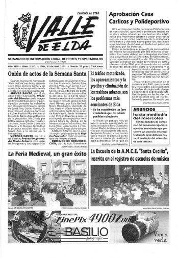 N&uacute;mero 2.242 - 12 de abril de 2001