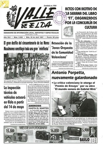 N&uacute;mero 2.052 - 25 de abril de 1997