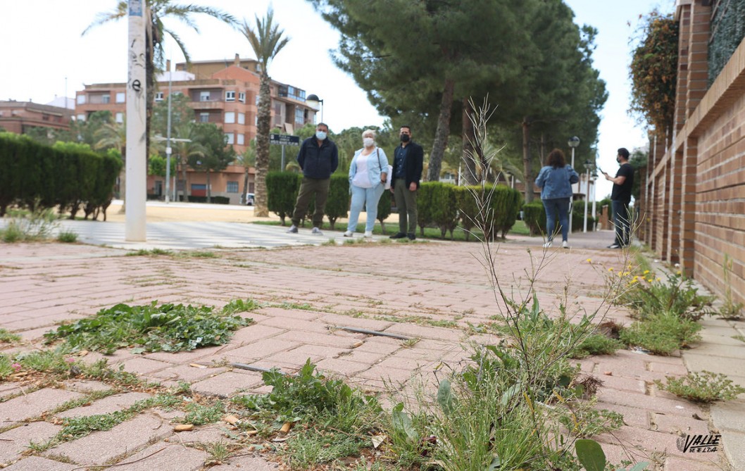 Ciudadanos Petrer denuncia el "olvido" de la plaza Hipólito Navarro Ciudadanos Petrer denuncia el "olvido" de la plaza Hipólito Navarro