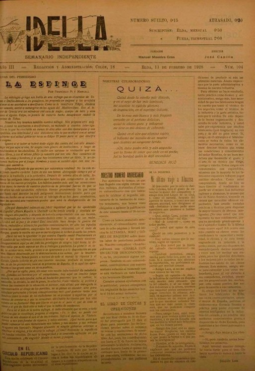 Idella nº 104<span>Año 1928</span>