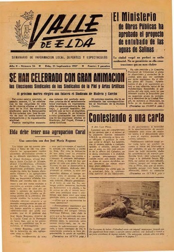 N&uacute;mero 0056 - 21 de septiembre de 1957