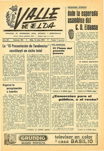 N&uacute;mero 0985 - 12 de julio de 1975