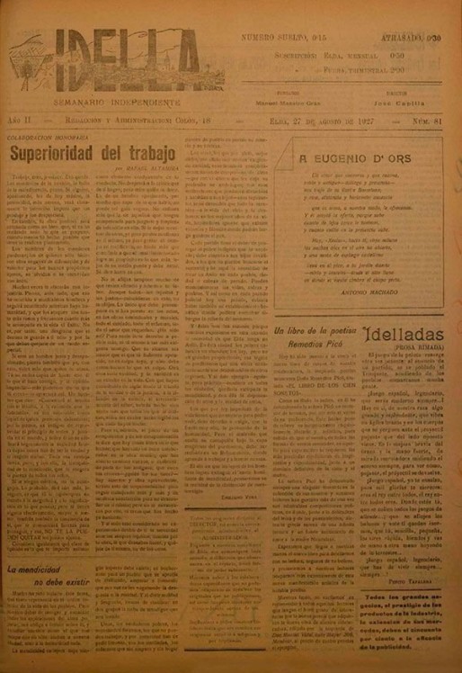 Idella nº 081<span>Año 1927</span>