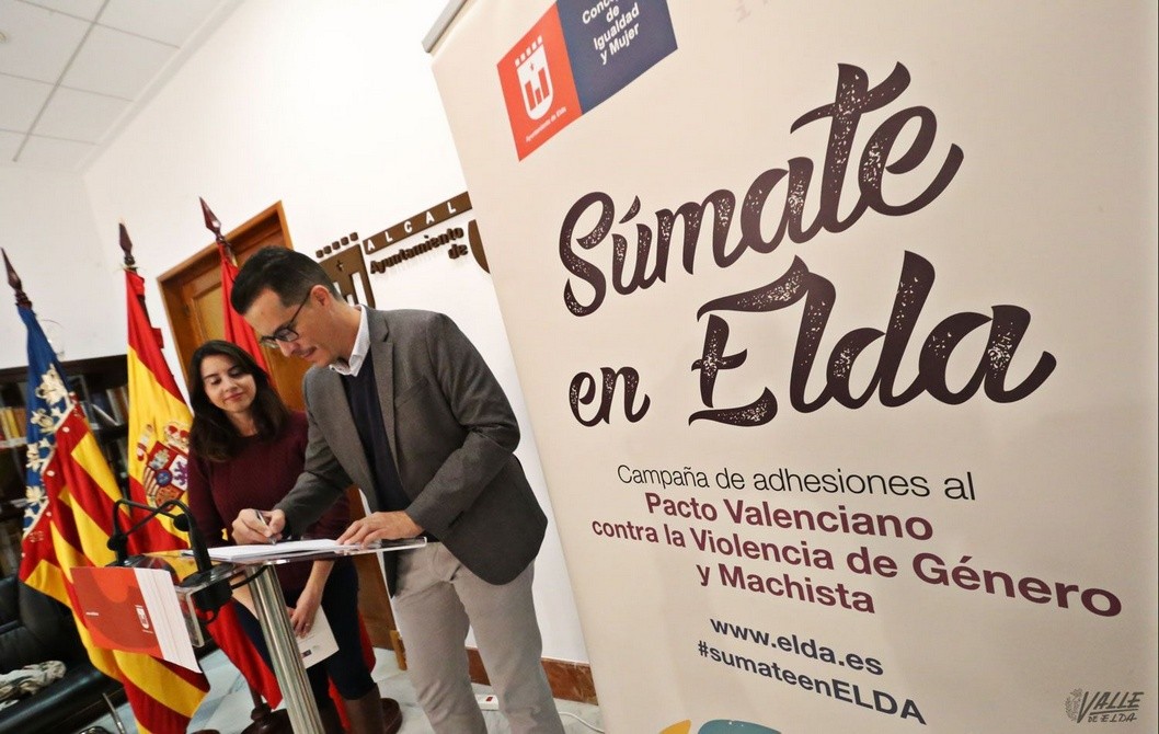 "Súmate en Elda", una campaña contra la violencia de género y machista "Súmate en Elda", una campaña contra la violencia de género y machista