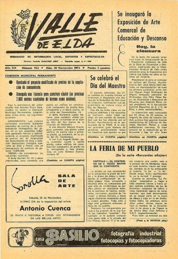 N&uacute;mero 0953 - 30 de noviembre de 1974