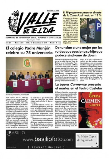 N&uacute;mero 2.531 - 19 de octubre de 2007