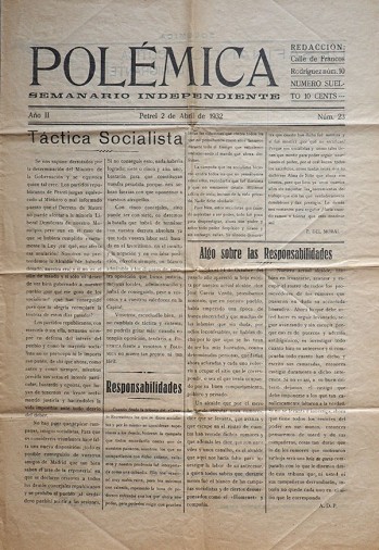 Pol&eacute;mica 23
