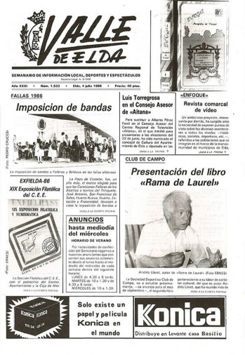 N&uacute;mero 1.533 - 4 de julio de 1986