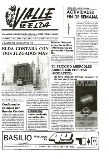N&uacute;mero 1.694 - 24 de noviembre de 1989