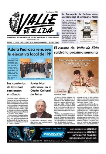 N&uacute;mero 2.755 - 14 de diciembre de 2012