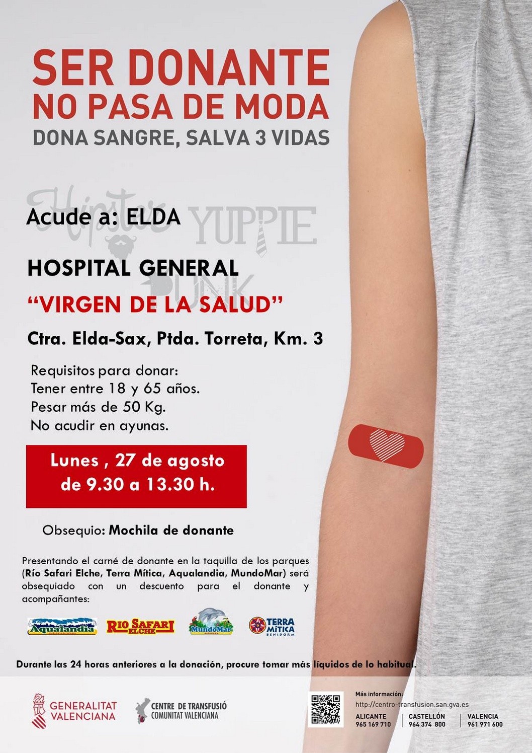 Donación de sangre en el Hospital de Elda Donación de sangre en el Hospital de Elda