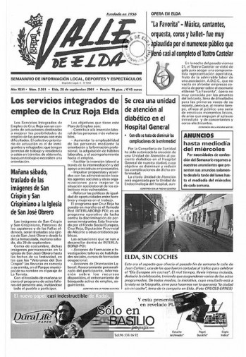 N&uacute;mero 2.261 - 28 de septiembre de 2001