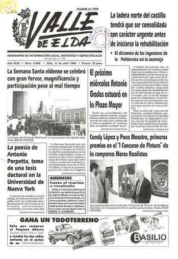 N&uacute;mero 2.099 - 17 de abril de 1998