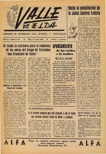 N&uacute;mero 0098 - 12 de julio de 1958