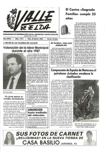 N&uacute;mero 1.611 - 26 de febrero de 1988