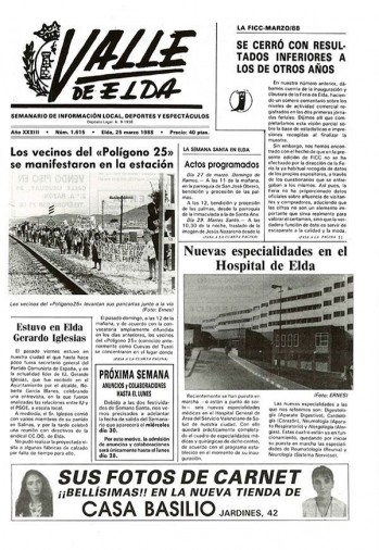N&uacute;mero 1.615 - 25 de marzo de 1988