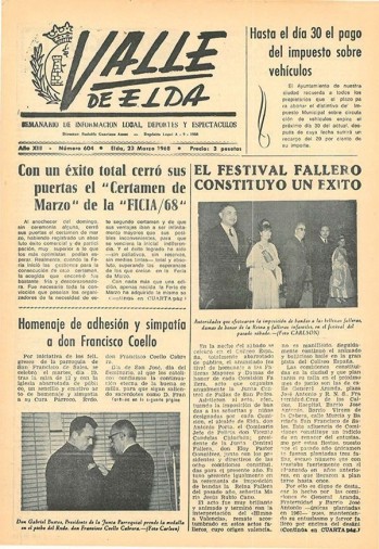 N&uacute;mero 0604 - 23 de marzo de 1968