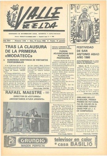 N&uacute;mero 1.216 - 19 de enero de 1980