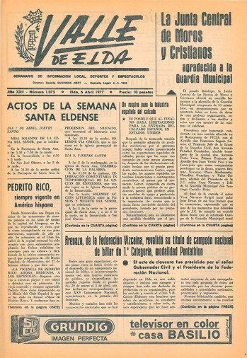 N&uacute;mero 1.075 - 6 de abril de 1977