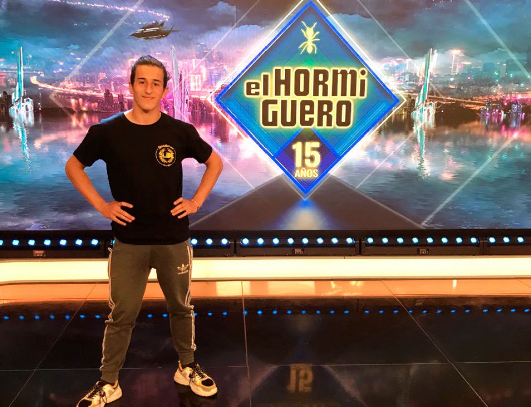 El eldense Izan García muestra su talento en "El Hormiguero" El eldense Izan García muestra su talento en "El Hormiguero"