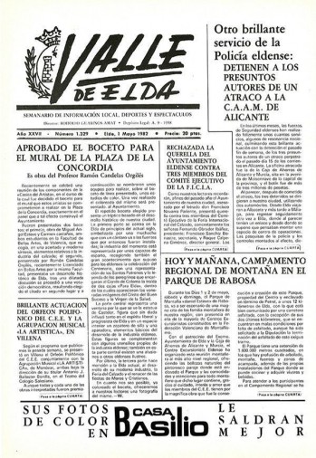 N&uacute;mero 1.329 - 1 de mayo de 1982