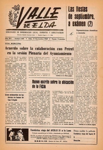 N&uacute;mero 0688 - 1 de noviembre de 1969