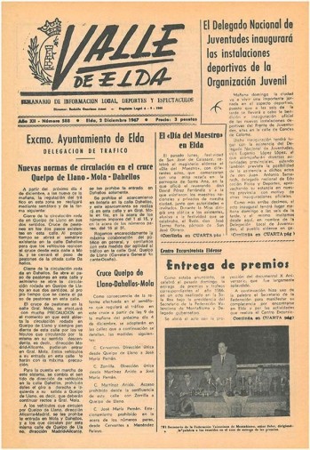 N&uacute;mero 0588 - 2 de diciembre de 1967
