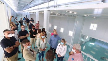 El IES Azor&iacute;n comienza el traslado a las aulas prefabricadas para empezar tras el puente de octubre
