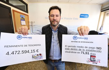 Los populares critican que el Ayuntamiento tenga 4,5 millones de euros y no se hagan proyectos